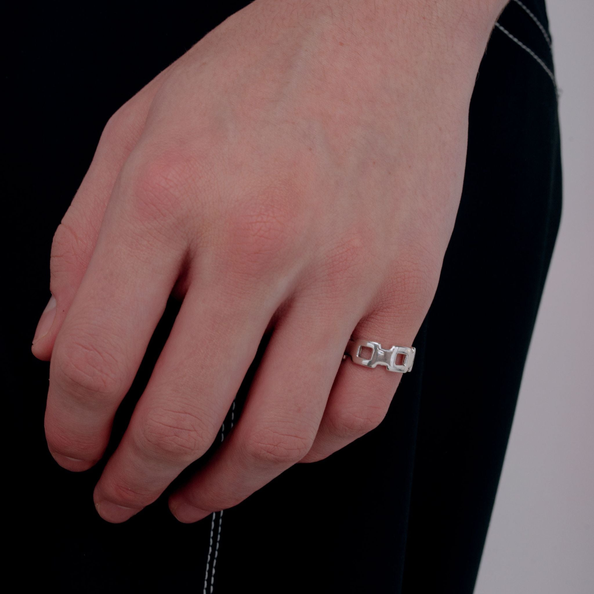 Frame Ring | Anillo Escalonado en Plata