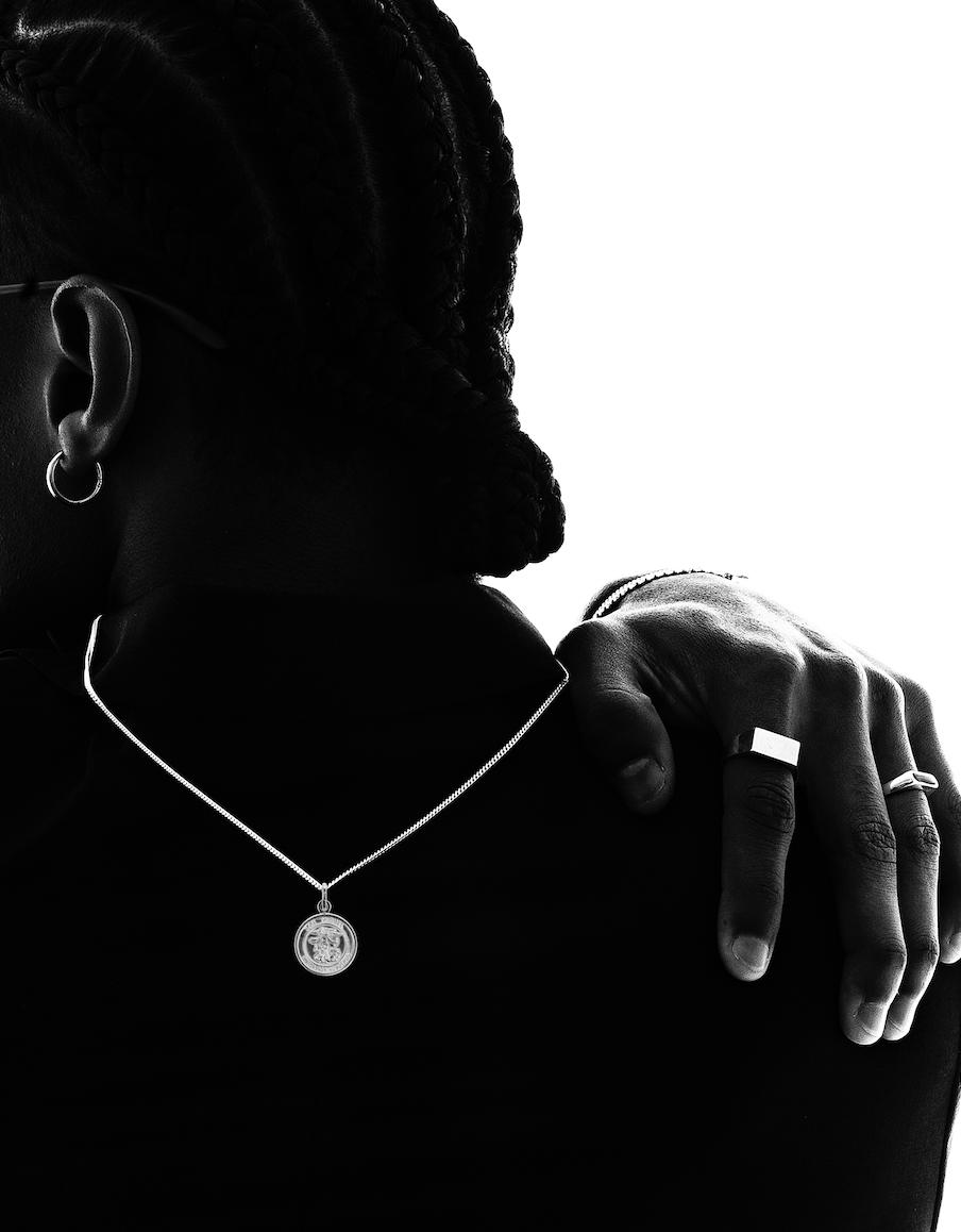 Sanctus Michael | Cadena con dije en plata ley 925