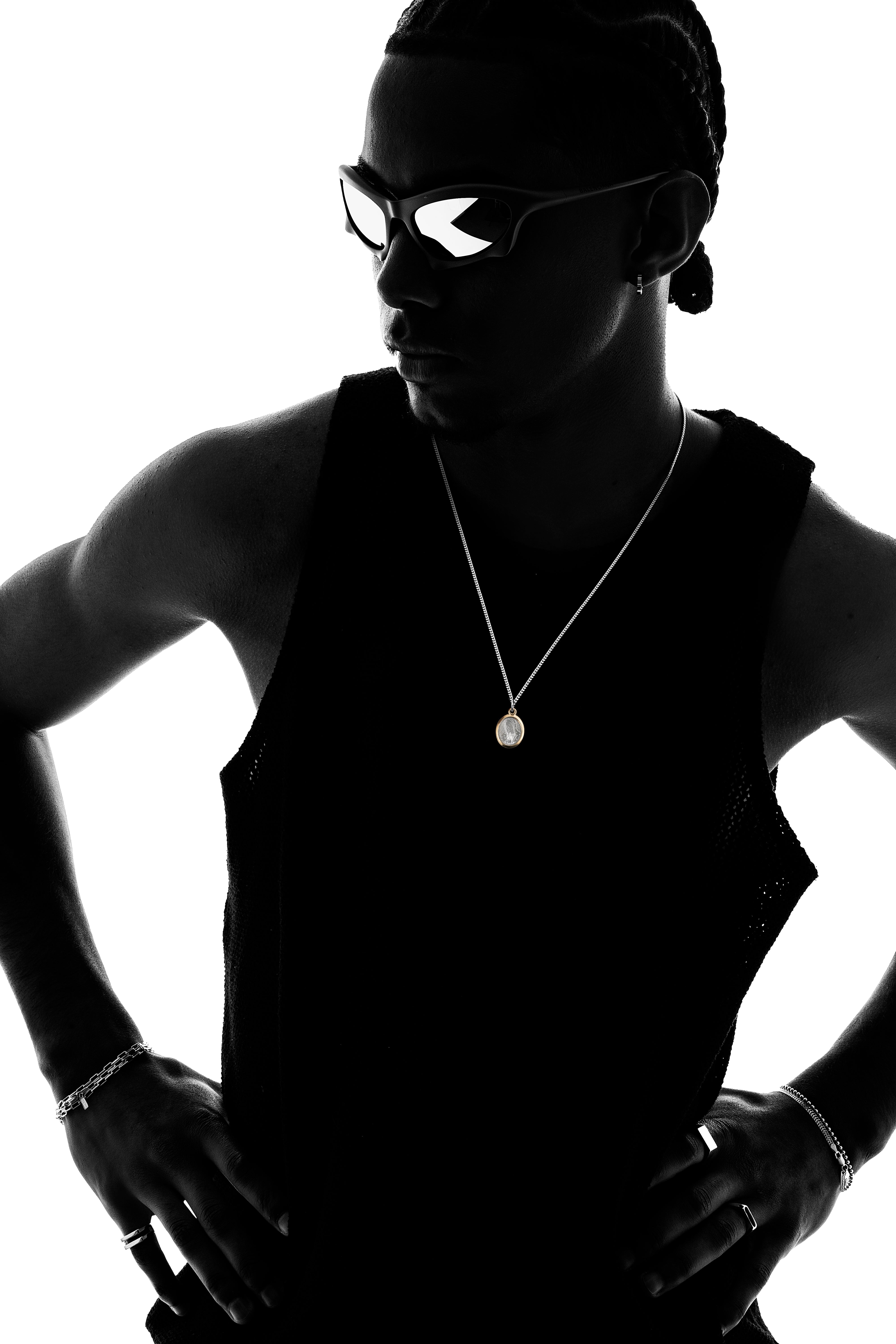 Sancta II | Cadena con dije en plata ley 925