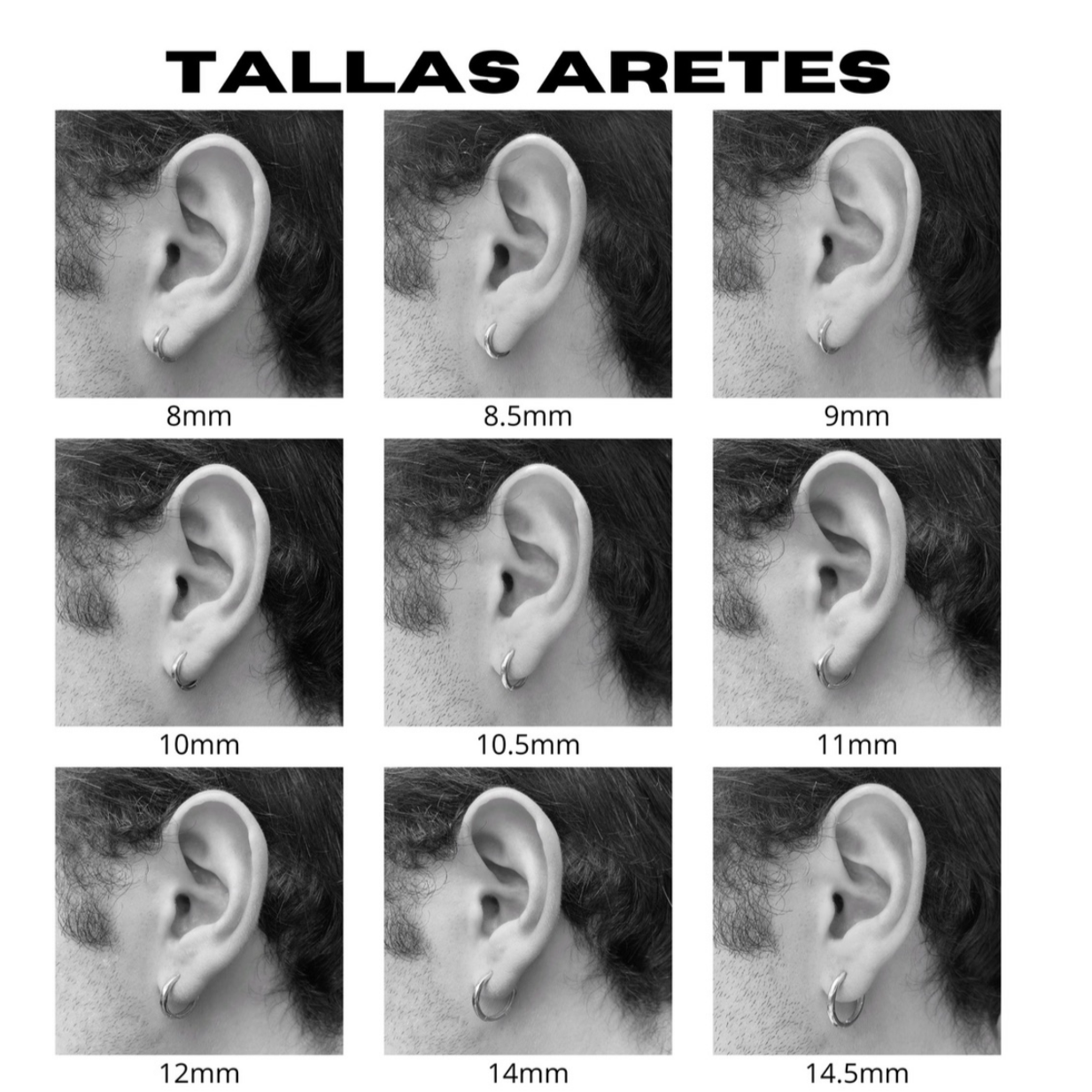 P8 | Aretes Tornado en Plata 925