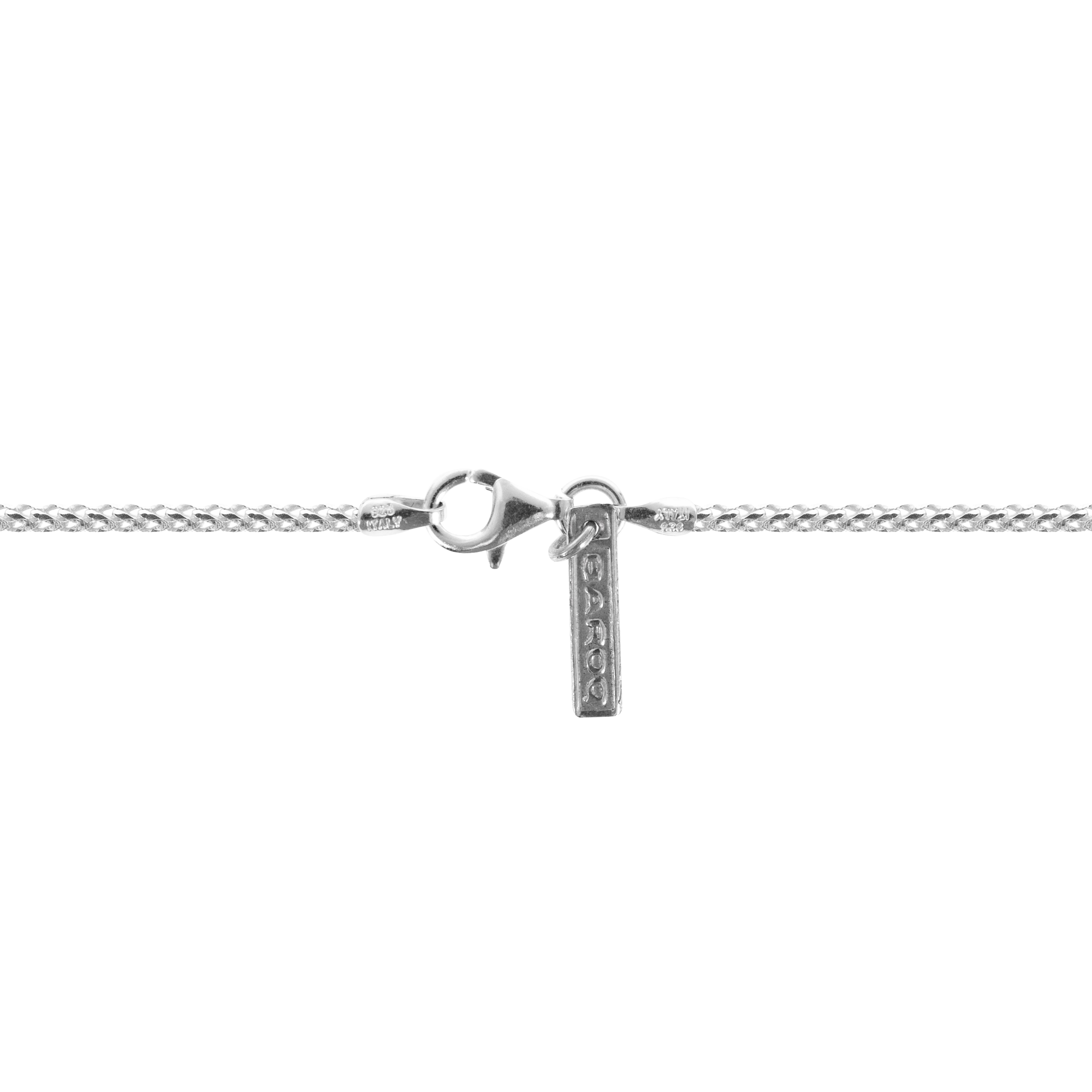 Sancta | Cadena con dije en plata ley 925
