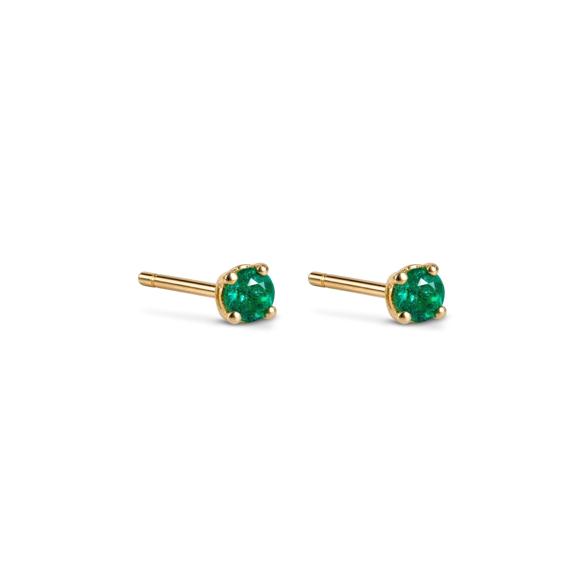 GOLD FACET | TOPOS EN ORO 18K CON PIEDRA - BAROQ