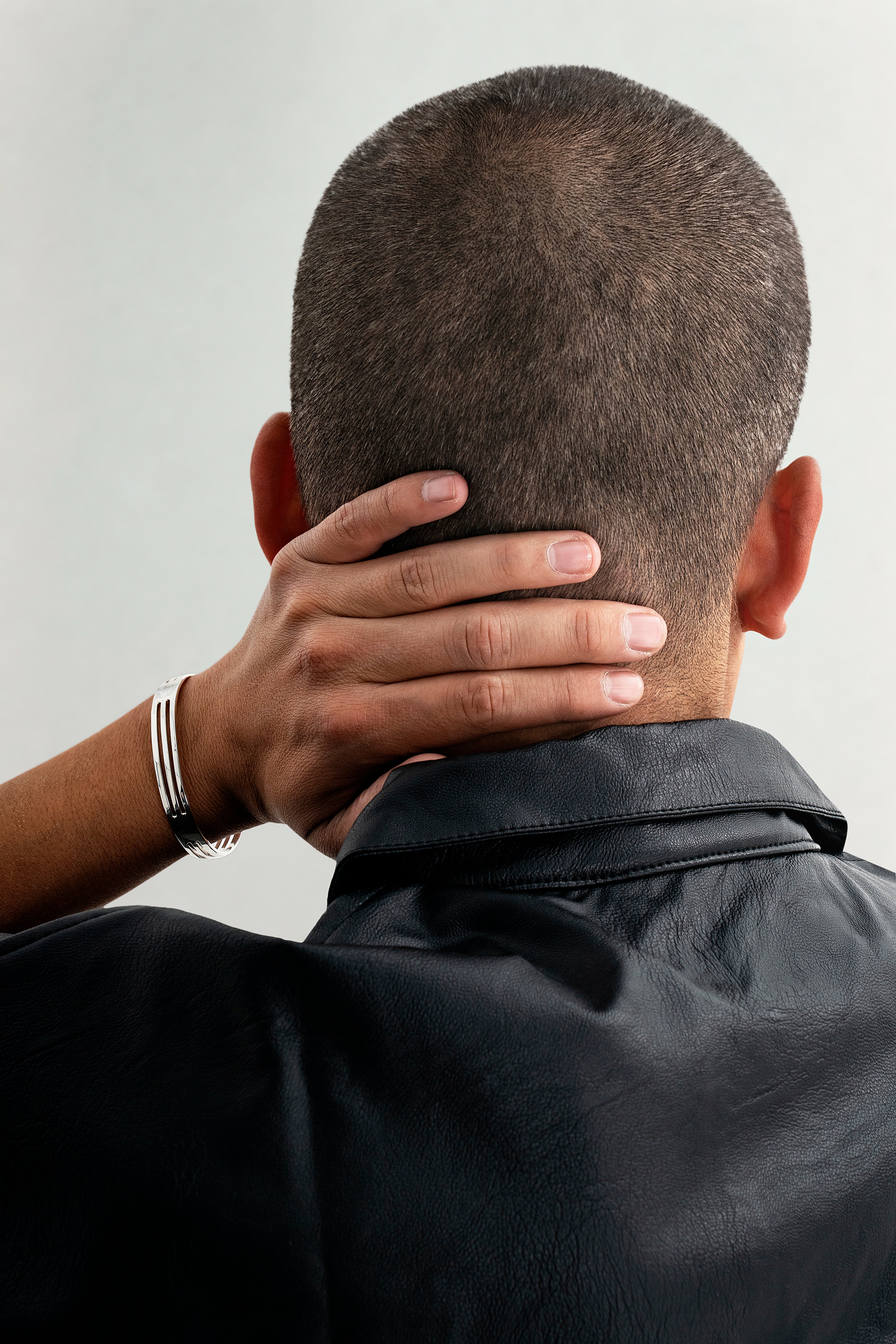 Open cuff bracelet silver 925 for men minimalist design