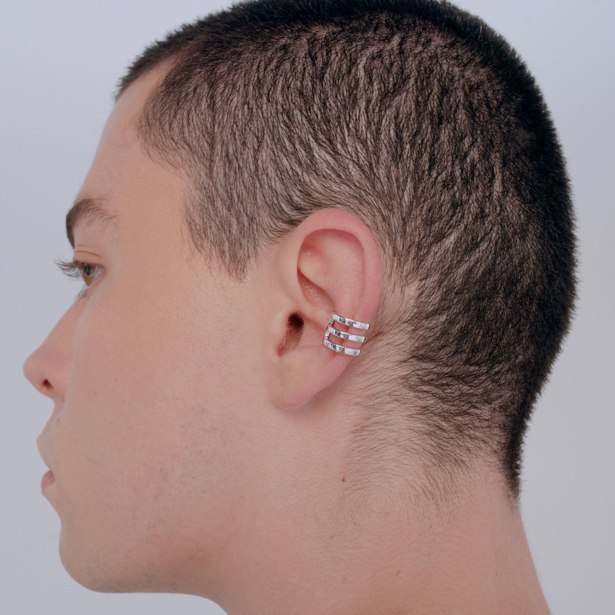 TRIPLE | EARCUFF EN PLATA LEY 925 - BAROQ