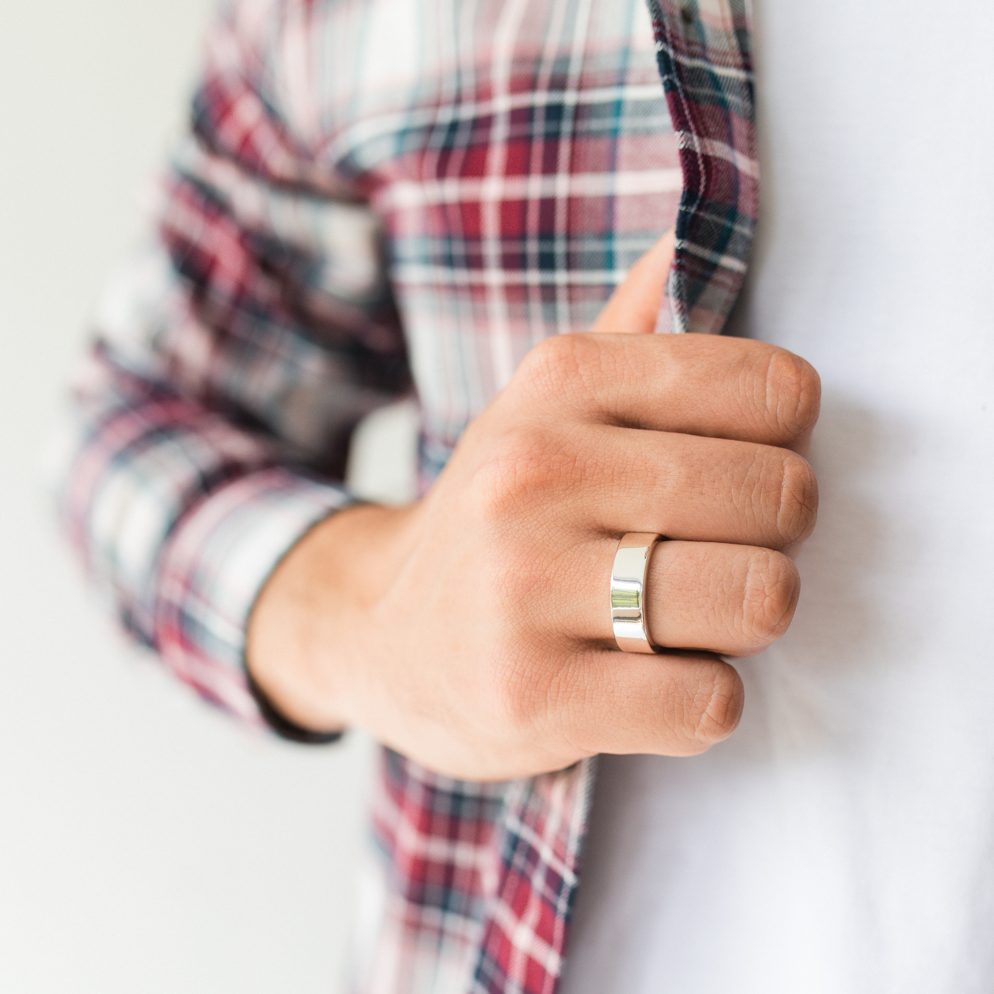 Anillo en plata 950 para hombres