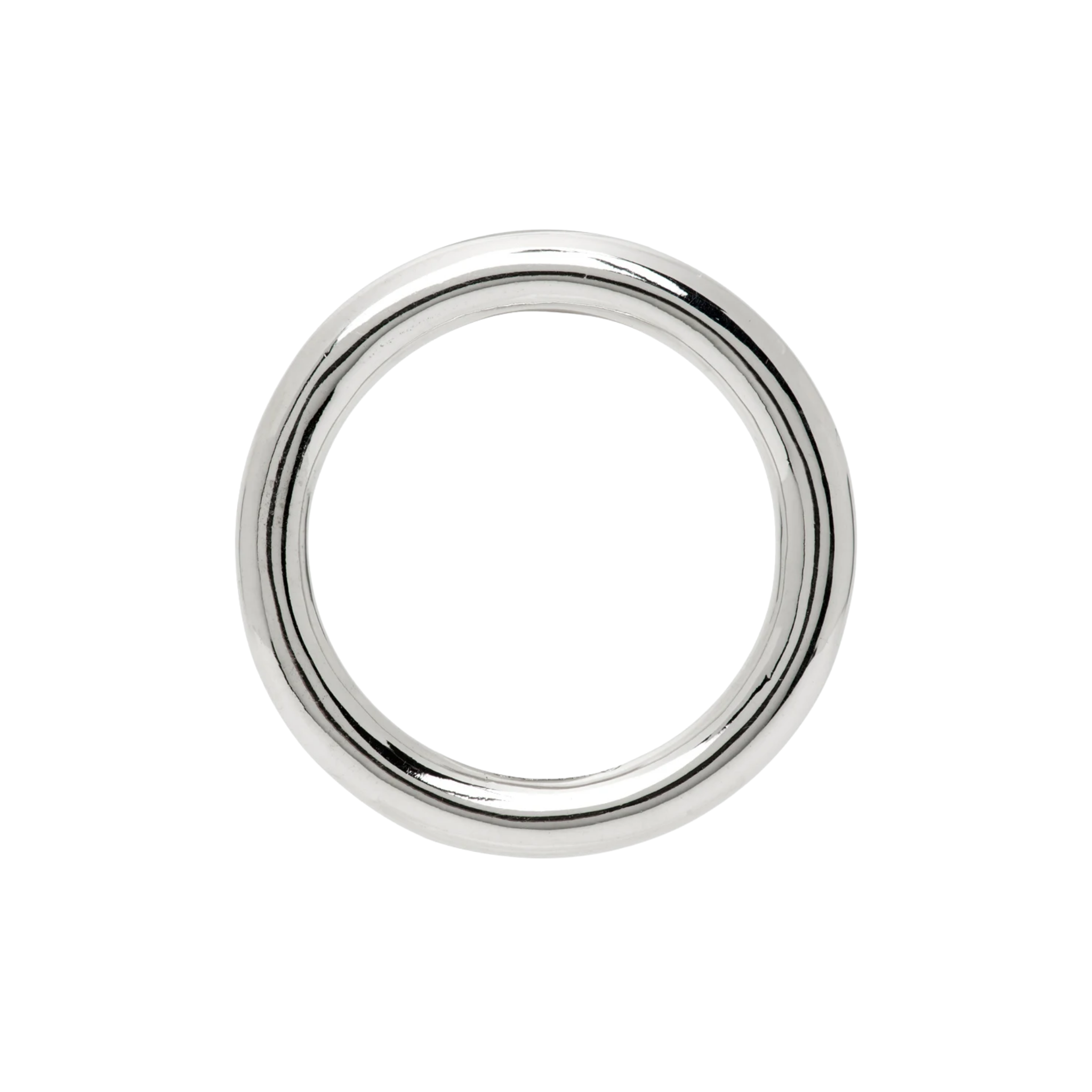 Anillo donut en plata