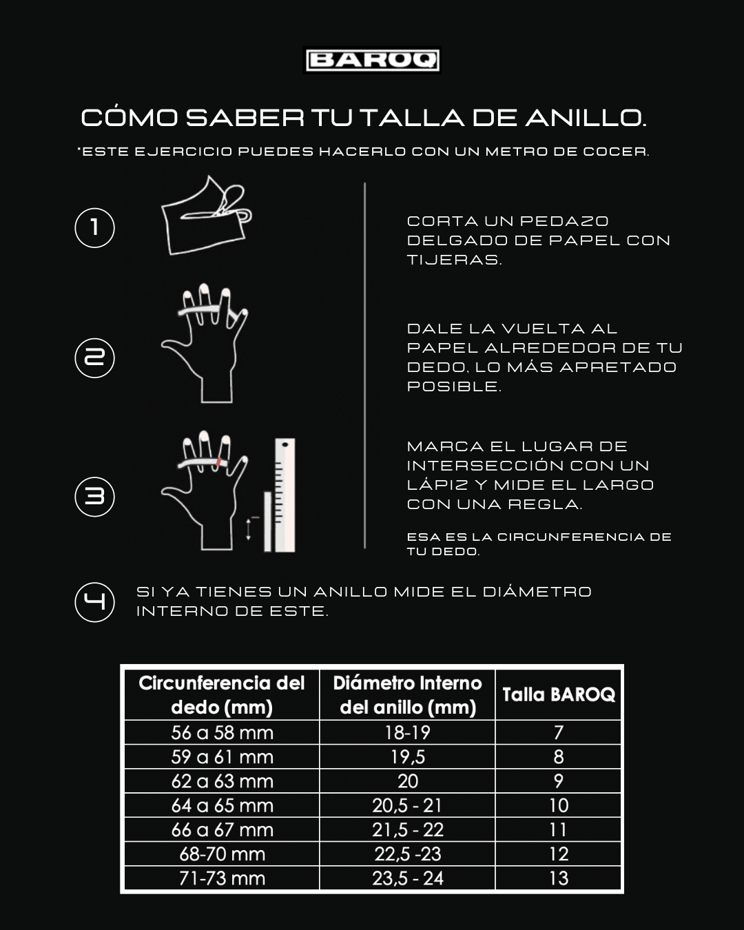 BAND RING 5MM | ANILLO EN PLATA LEY 950 - BAROQ