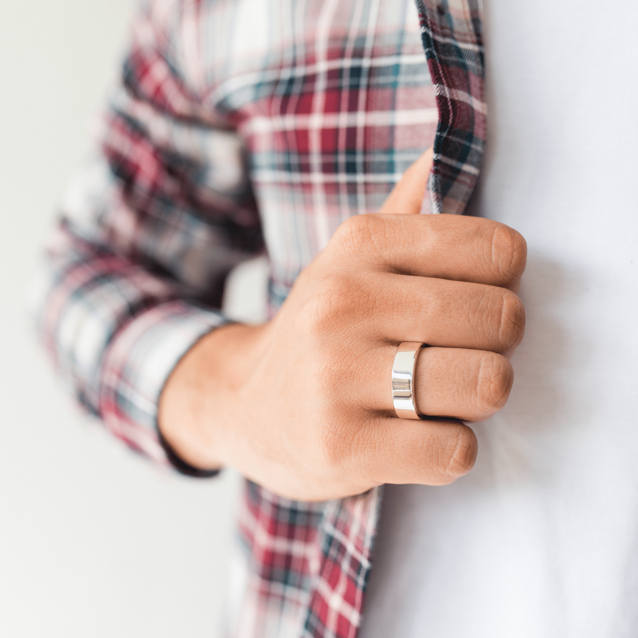 BAND RING 7MM | ANILLO EN PLATA LEY 925 - BAROQ