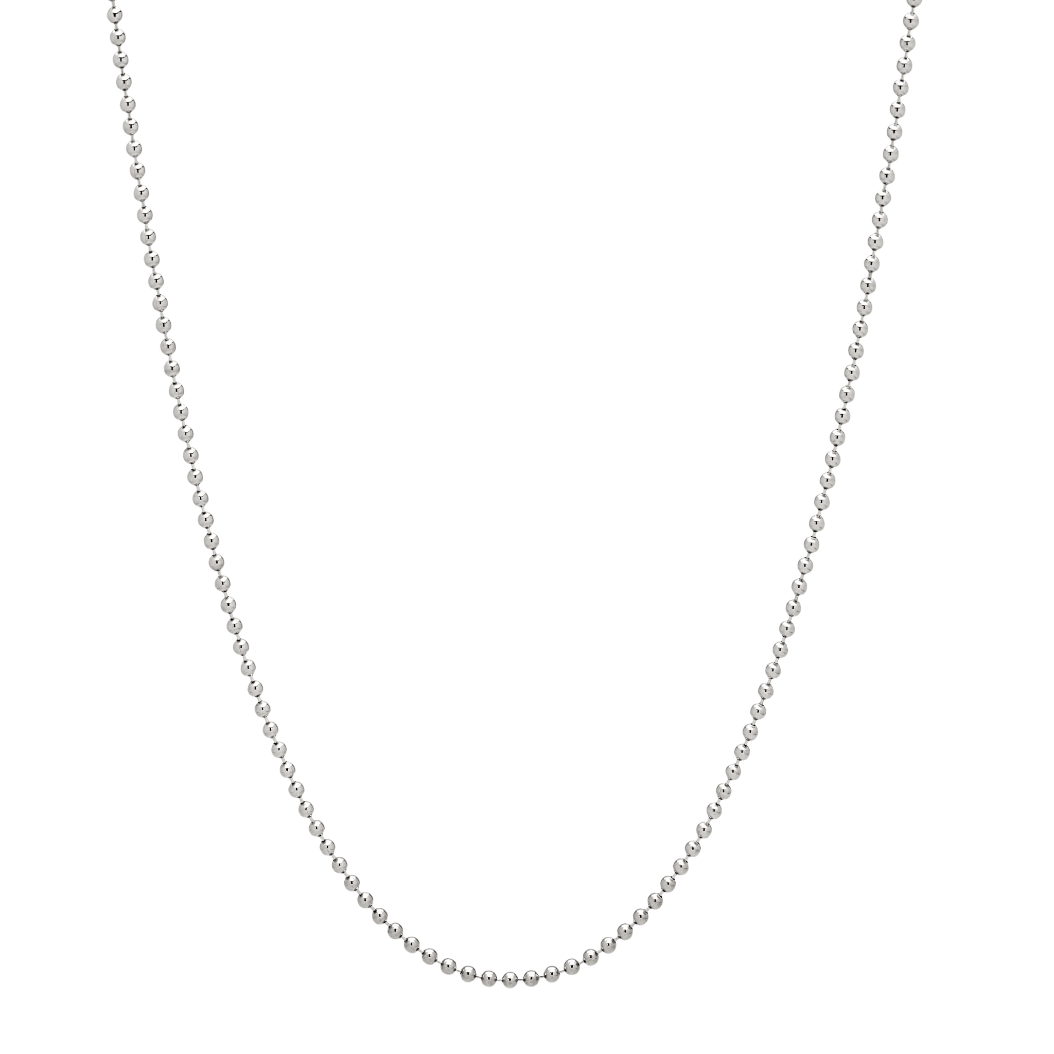 BEAD CHAIN | CADENA ITALIANA DE BALINES EN PLATA 925 - BAROQ
