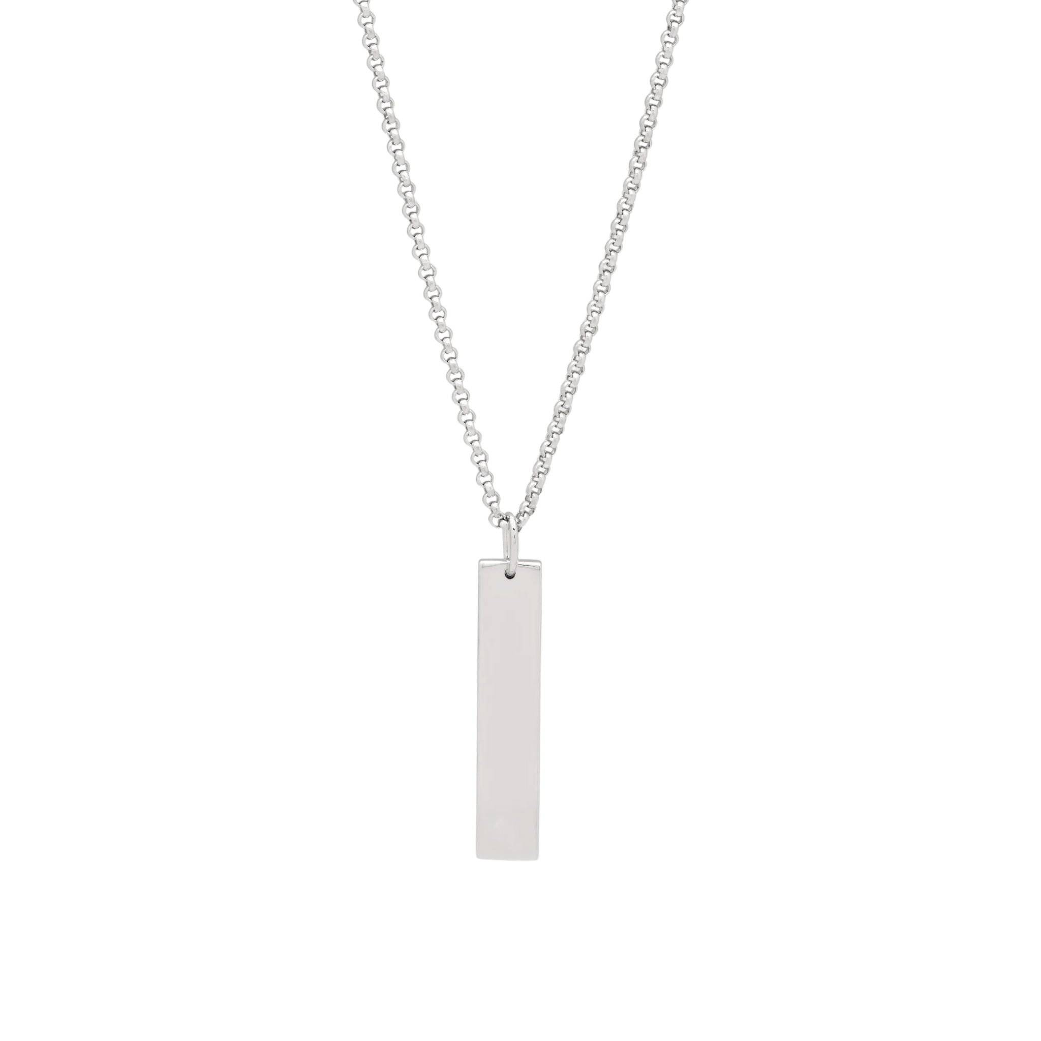 VERTICAL BAND NECKLACE | CADENA EN PLATA - BAROQ