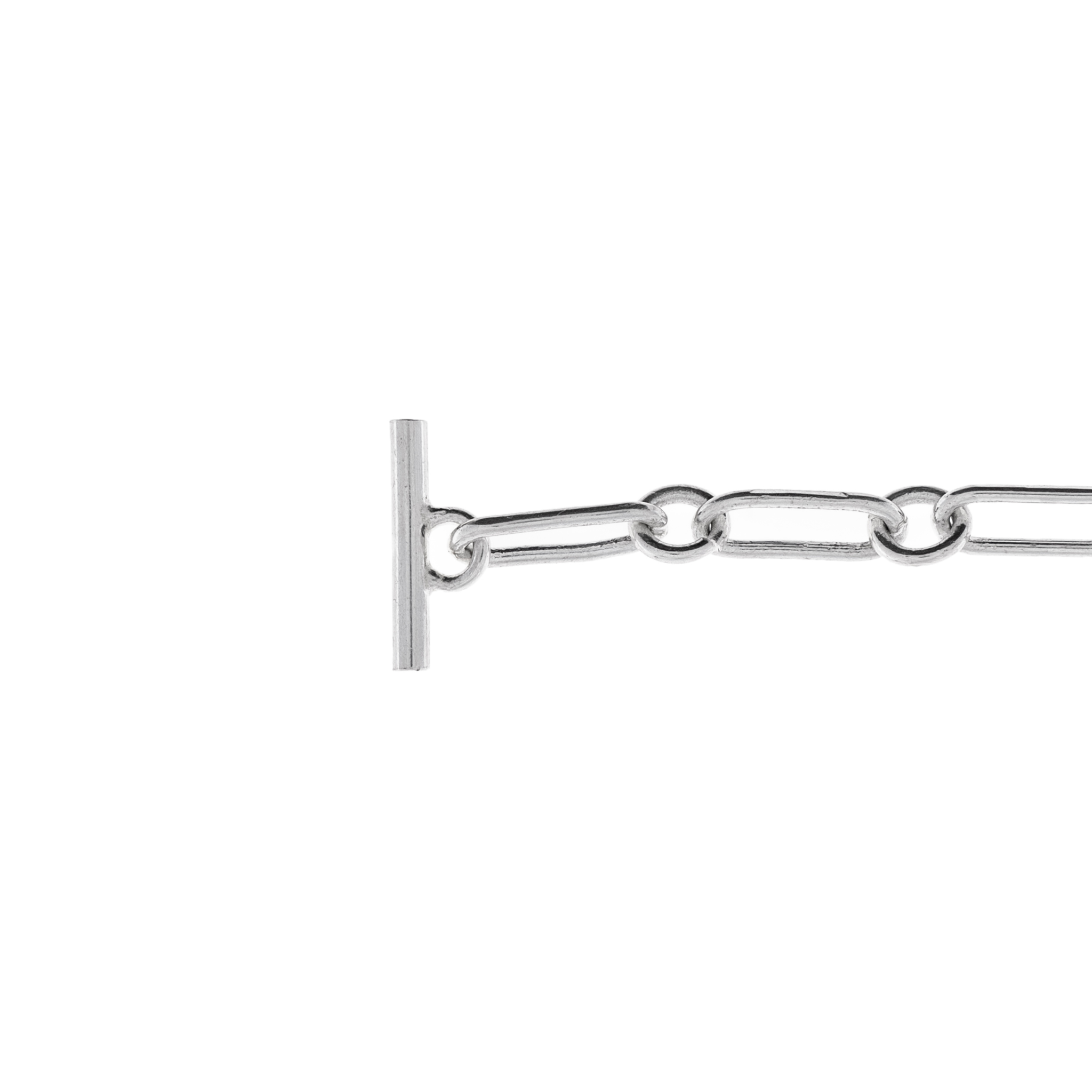 Dual Clip Bracelet | Pulsera Eslabonada en Plata