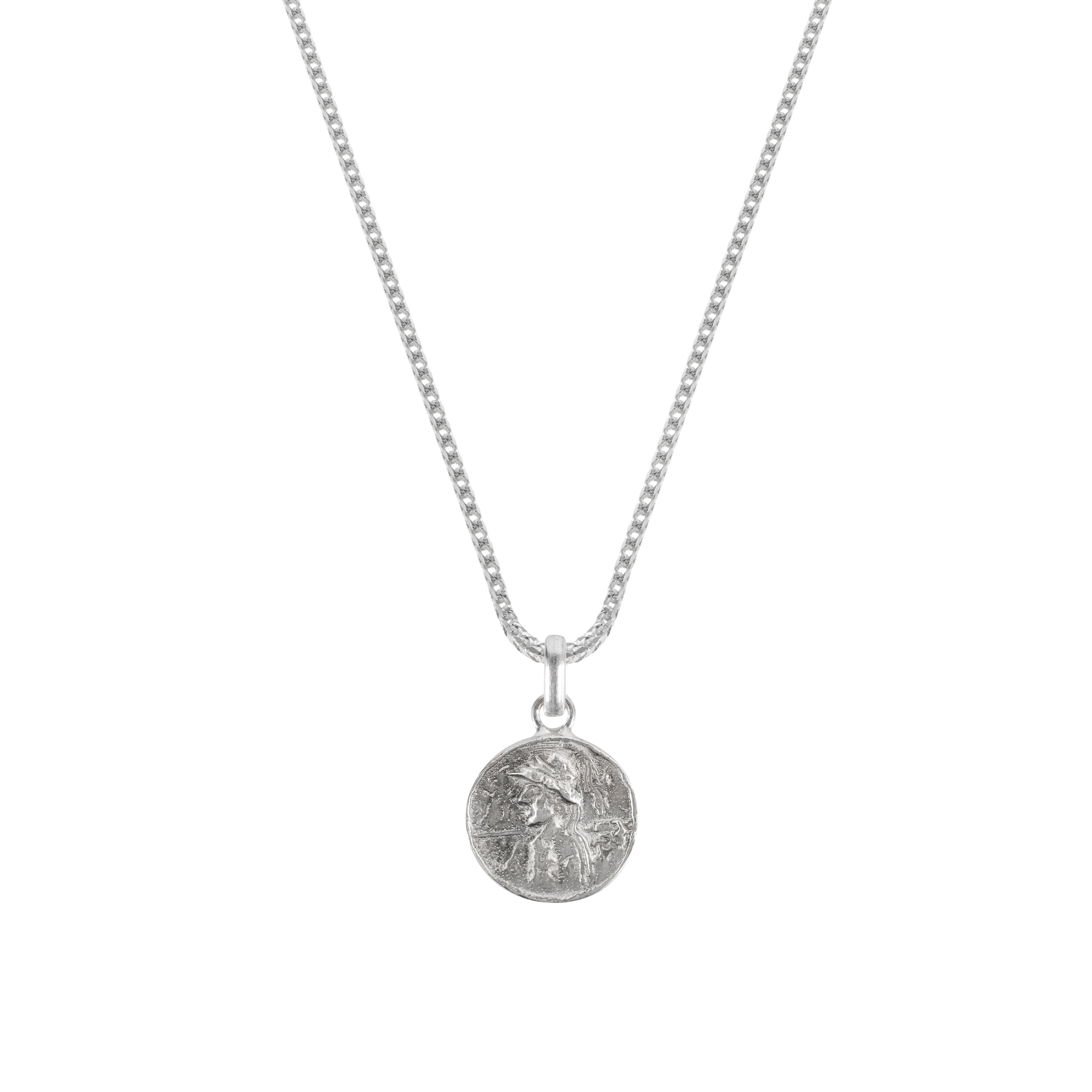 EUKRATIDES |Cadena con dije en plata ley 950