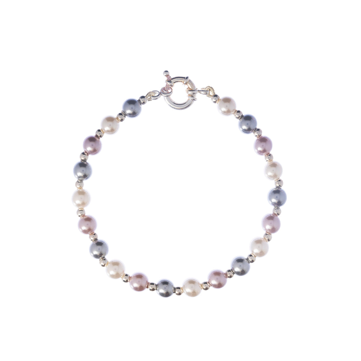 Lotus Pearl Bracelet | Pulsera de perlas