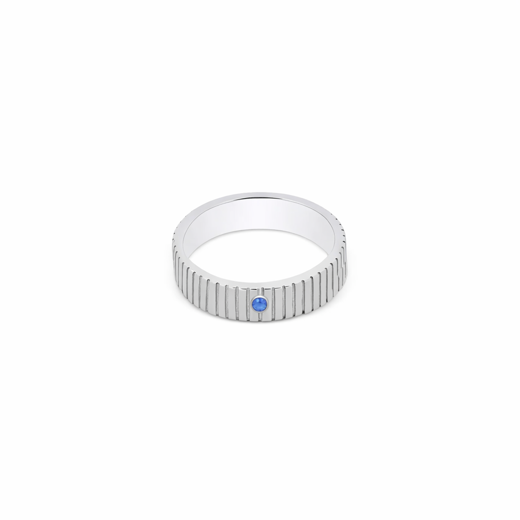DELANCEY ST RING | ANILLO EN PLATA LEY 925 CON PIEDRA
