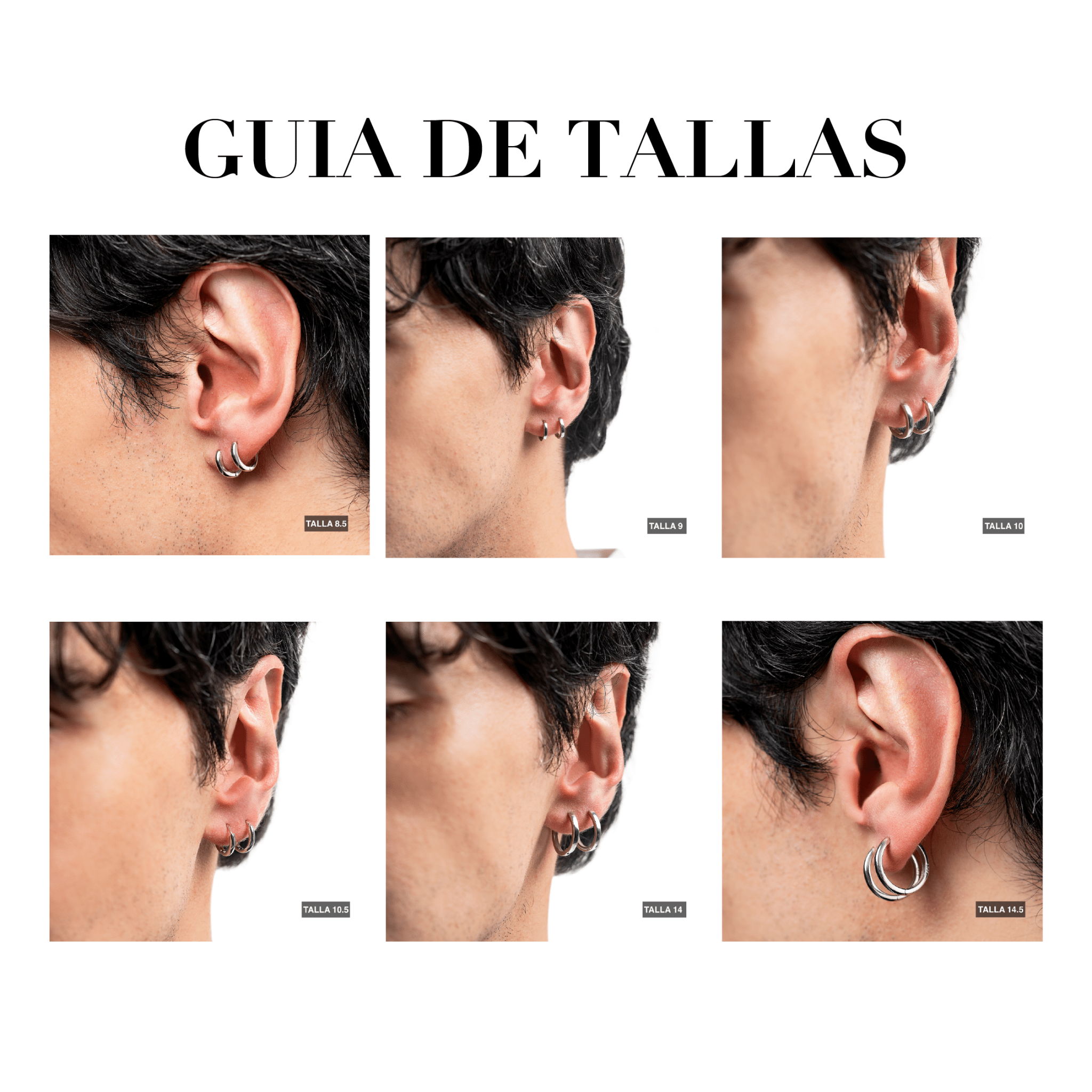 P11 | ARETES EN PLATA LEY 925 - BAROQ