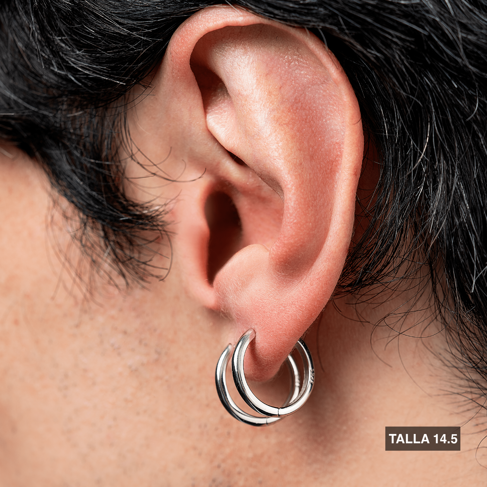 P2 | ARETES EN PLATA LEY 925 - BAROQ