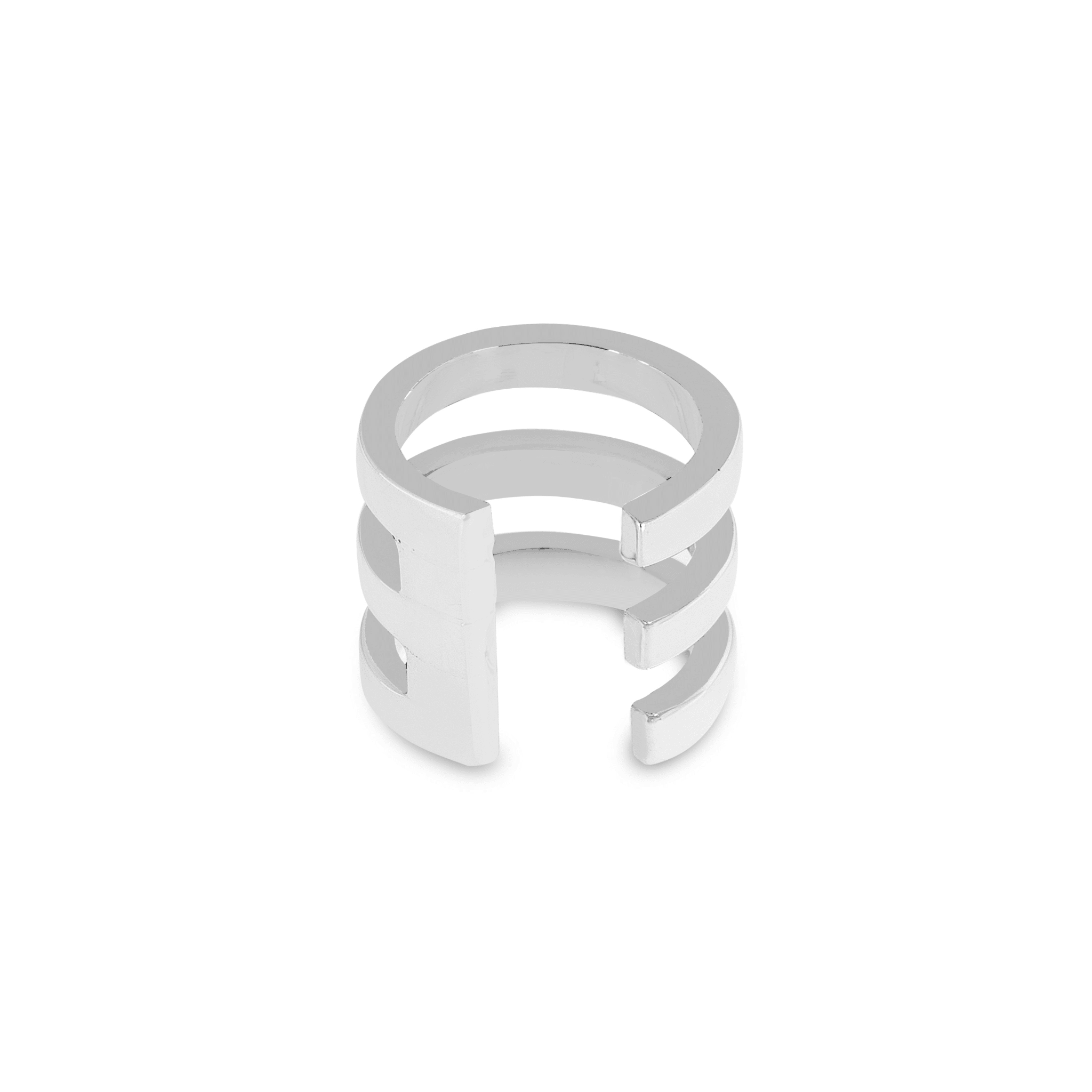 TRIPLE | EARCUFF EN PLATA LEY 925 - BAROQ