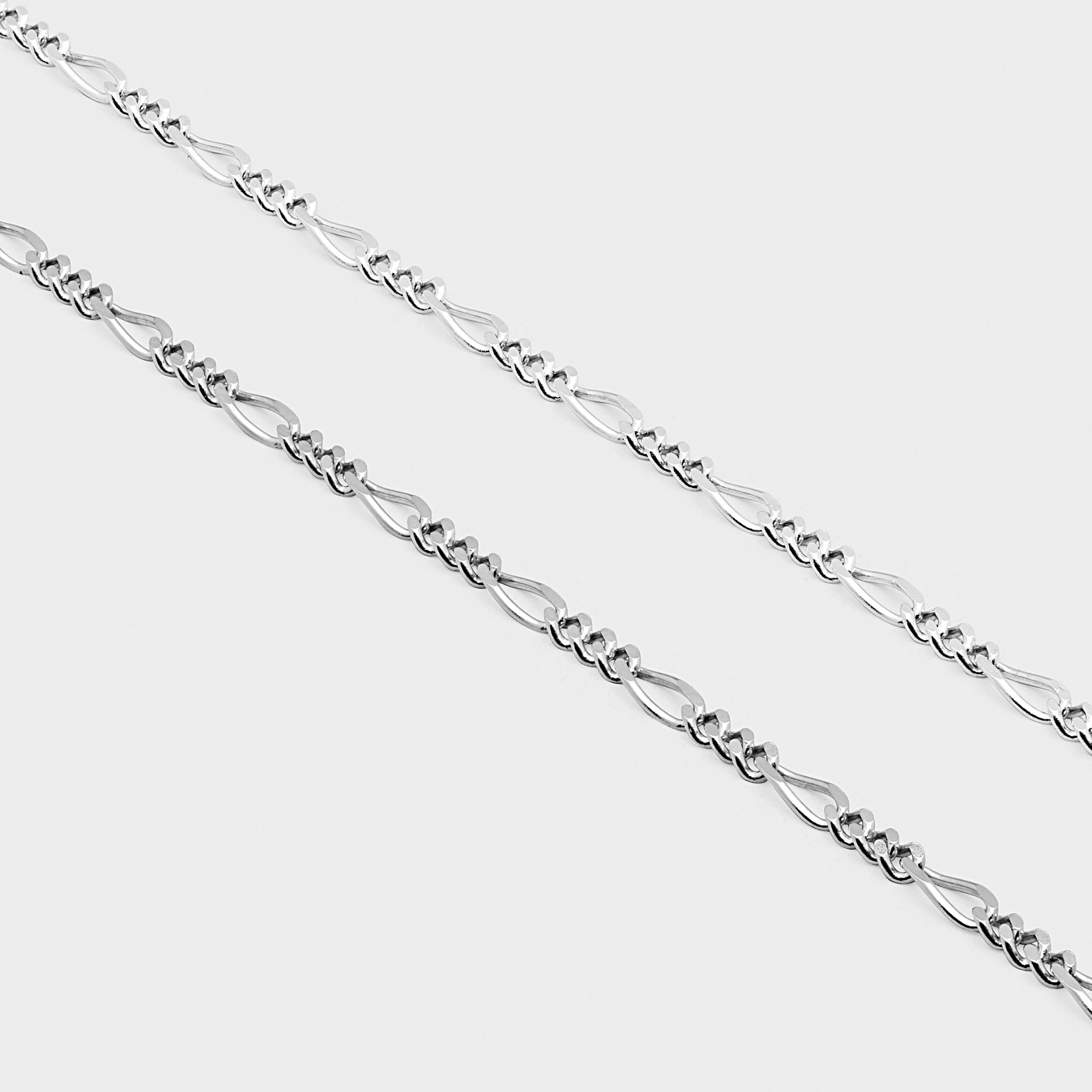 Cadena tipo Cartier en plata 925 italiana